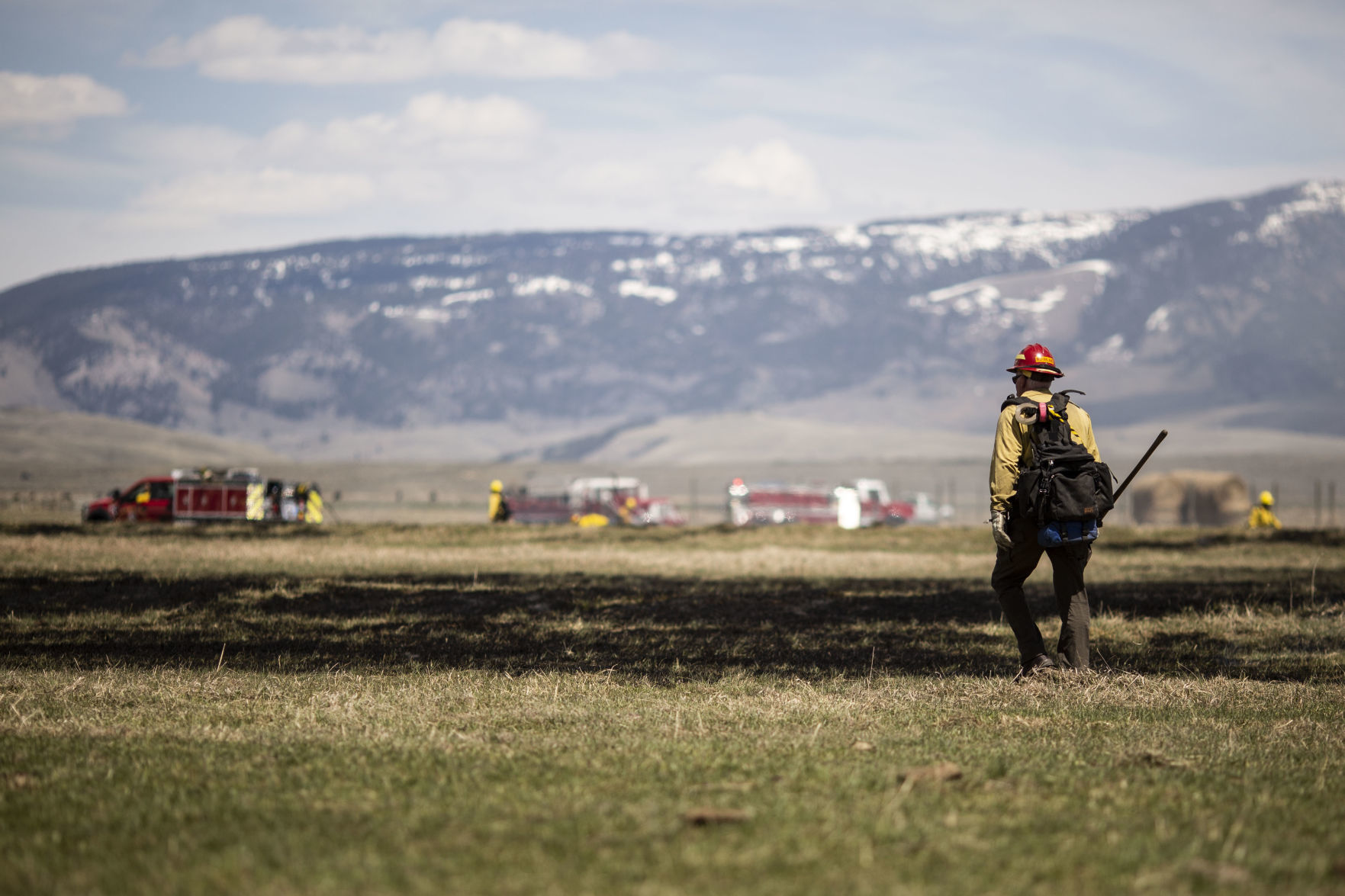 Spring Gulch grass fire